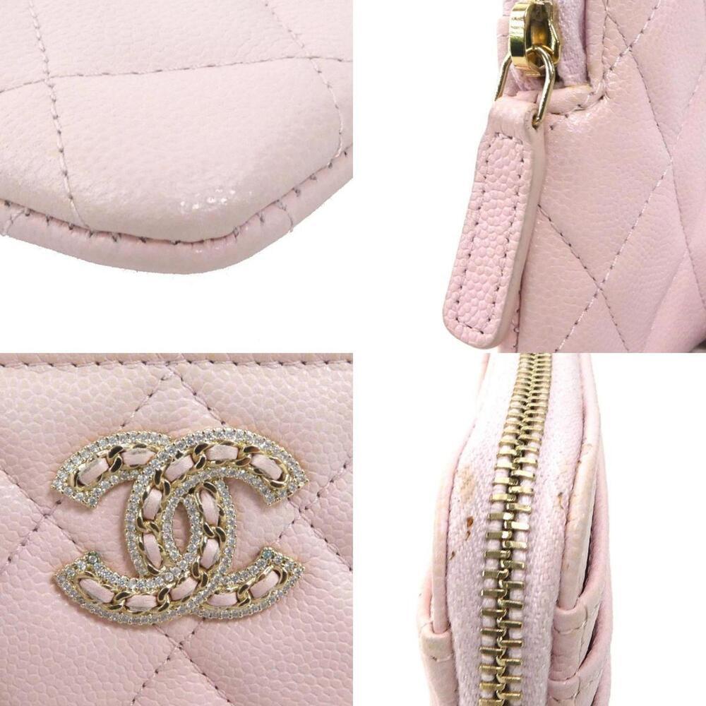 CHANEL Authentic Pink Caviar Leather Wallet - Picture 4 of 5